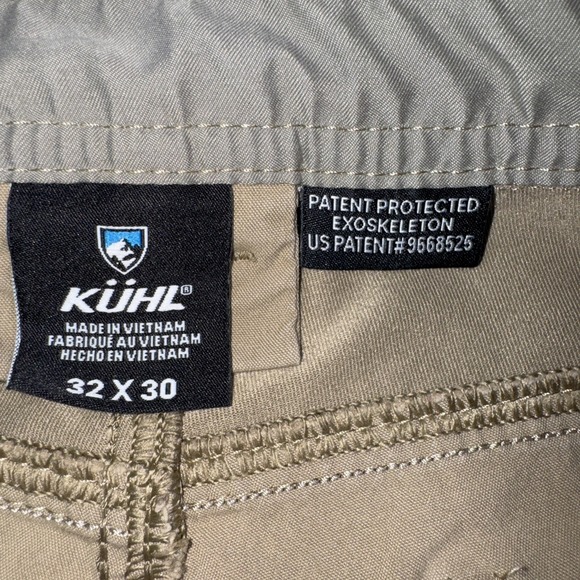 Kuhl Legendary Pants Men 32x30 Beige Outdoor Hiking Comfort - Picture 5 of 9
